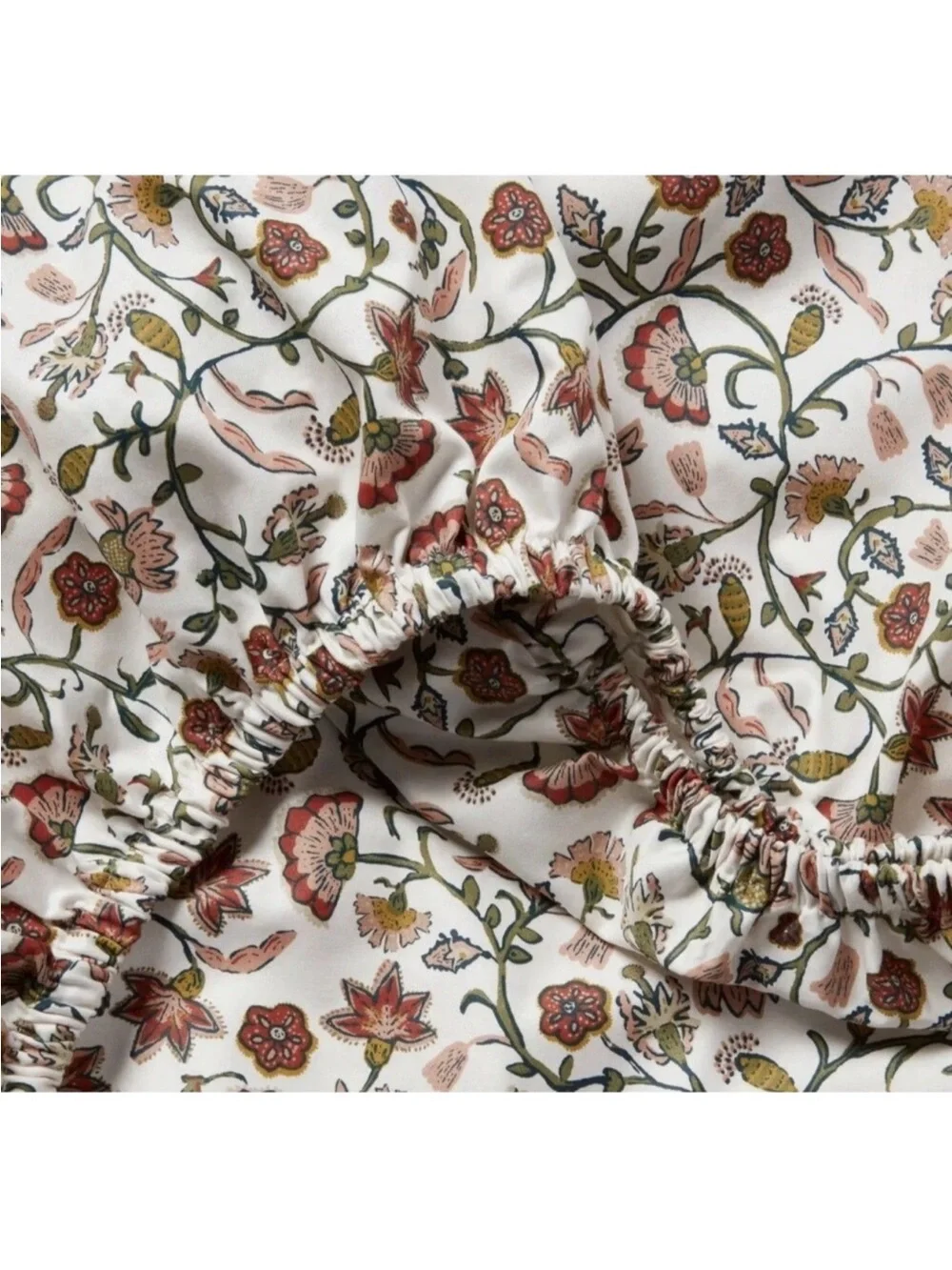 QUEEN 400 Thread Count Performance 4pc Sheet Set Warm Floral - Threshold NEW
